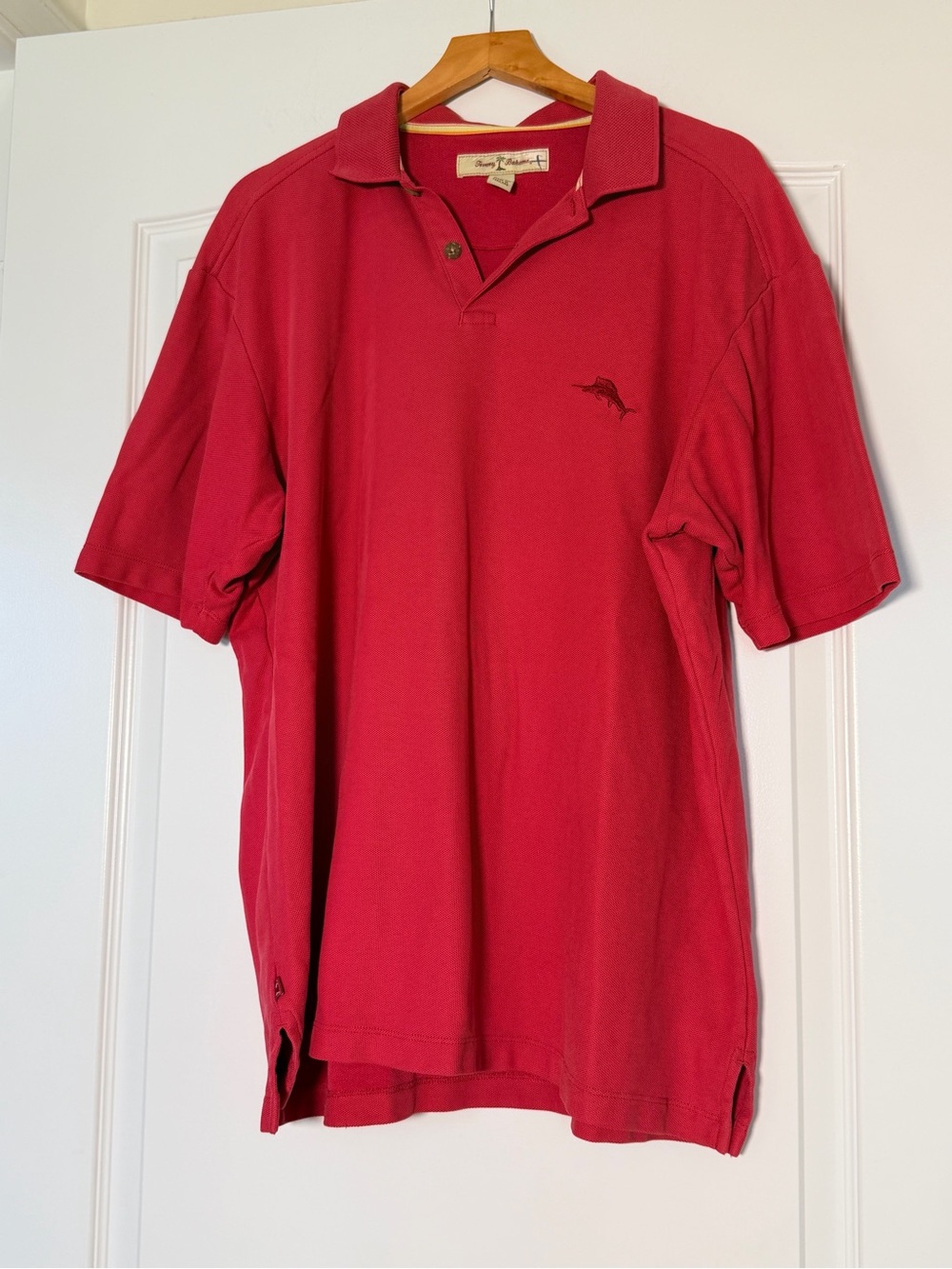 Tommy Bahama Men's Red Short-Sleeve Polo